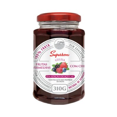 Geleia de Frutas Vermelhas com Chia 310g - Superbom - Imagem 1