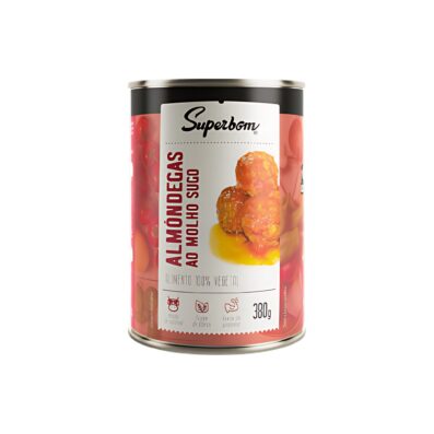 Almôndegas ao Molho Sugo 380g - Superbom - Imagem 1