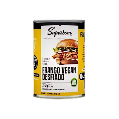 Frango desfiado Vegano 370g - Superbom - Imagem 1