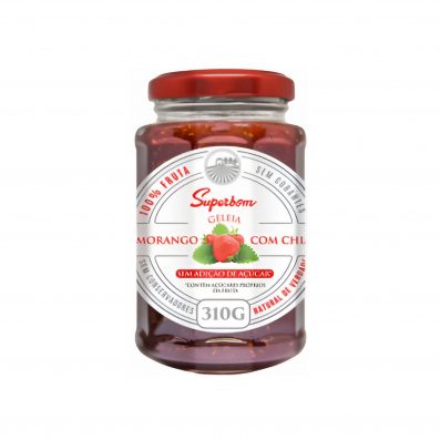 Geleia de Morango com Chia 310g - Superbom