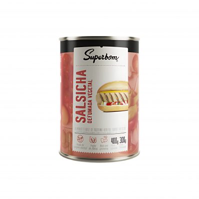 Salsicha Vegetal Defumada 300g - Superbom
